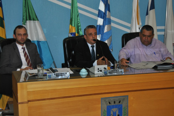 Mesa diretora do legislativo municipalFoto: Moreira Produções