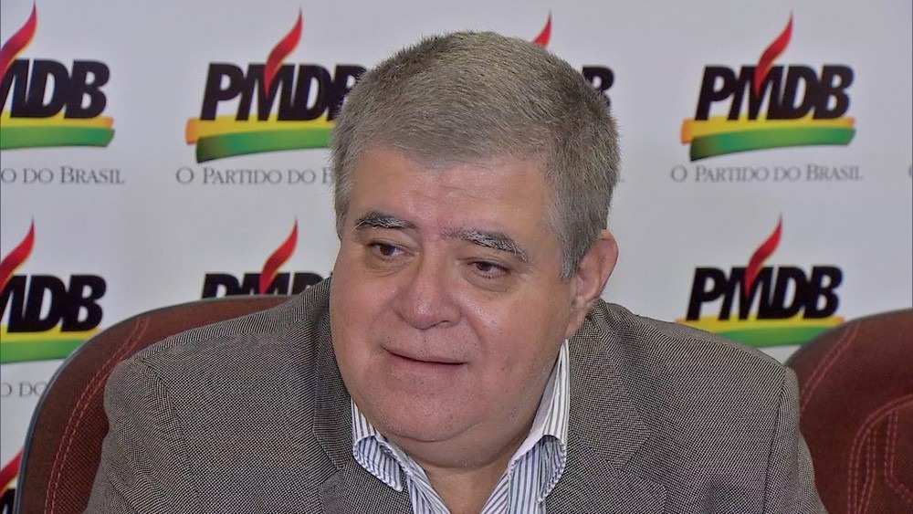 Novo ministério da Segurança terá foco nas fronteiras, diz ministro Carlos Marun, ministro da Secretaria de Governo, durante coletiva no diretório regional do PMDB em MS (Foto: Chico Gomes/TV Morena)