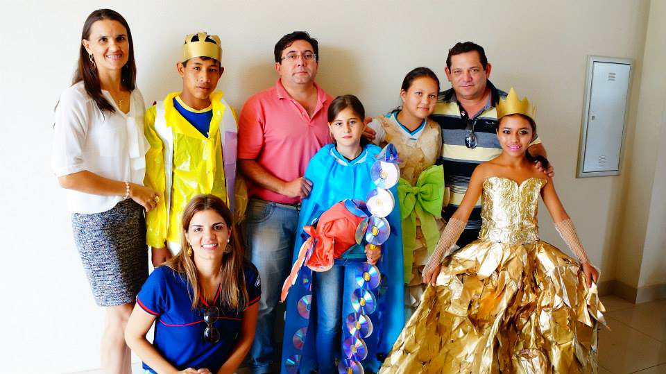 Alunos, professores e a equipe da Semed de Amambai estiveram presentes no evento / Foto: Divulgação