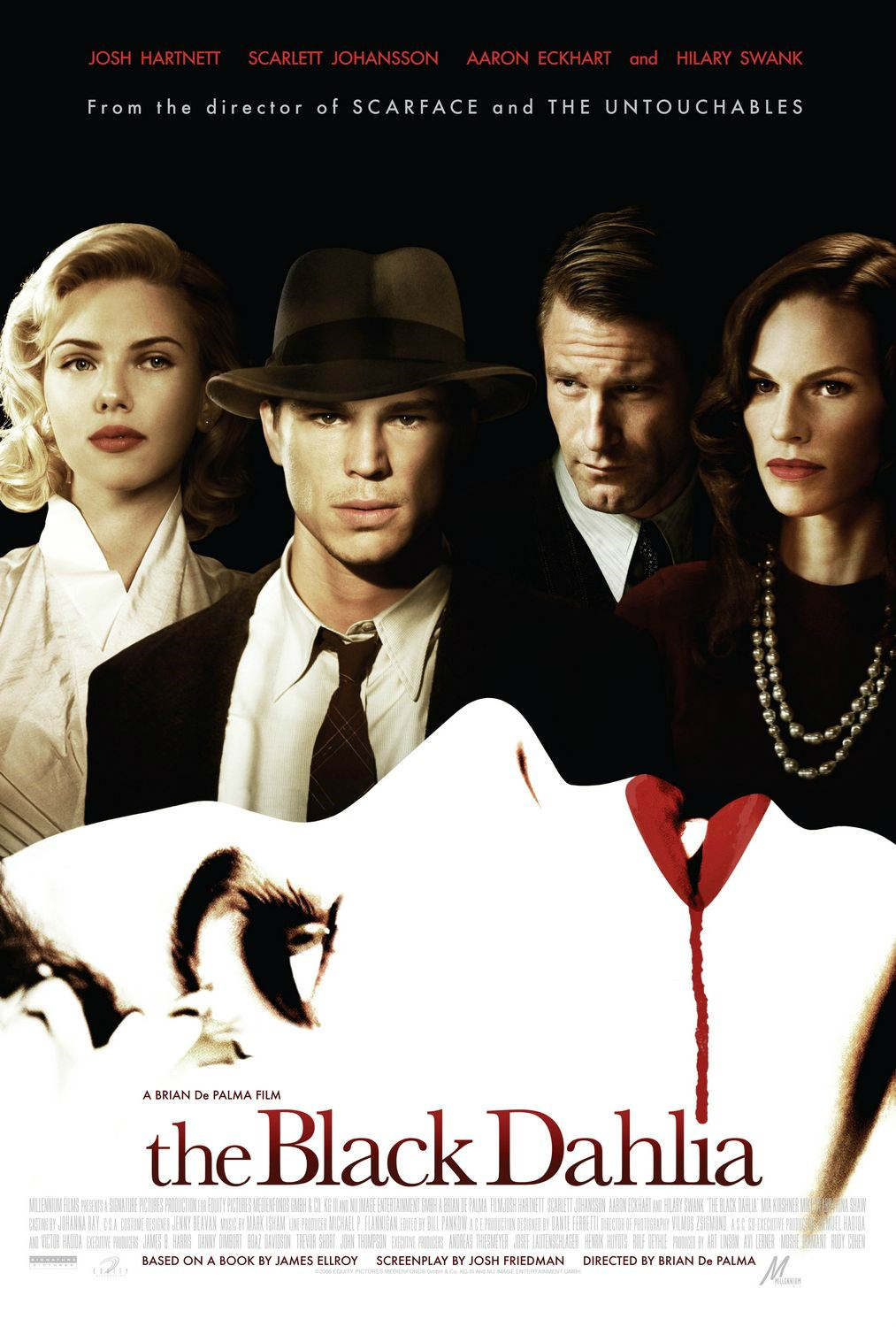 Capa do filme “The Black Dahlia”