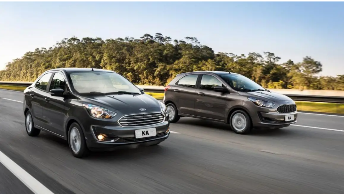 Ford anuncia o fim da produção de carros no Brasil FORD KA SEDAN E HATCHCrédito: Ford/Divulgação