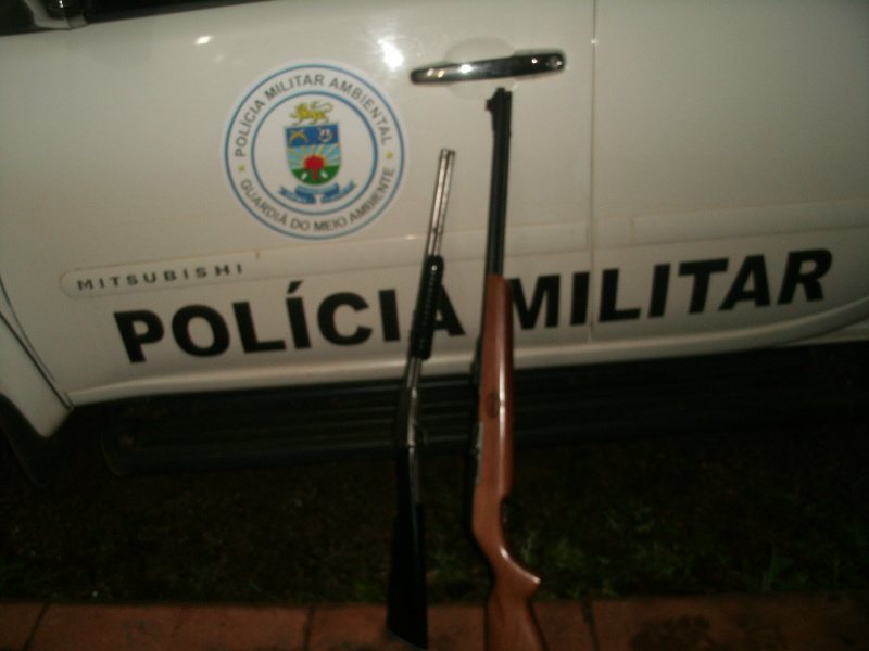 PMA prende dois homens com armas de caça em Batayporã