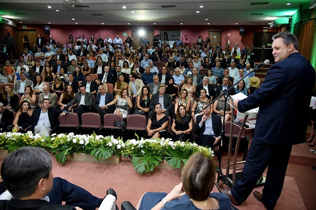 Posse da nova diretoria da Aprosoja/MS é prestigiada por lideranças o estado Cerimônia foi realizada na Casa Rural na noite deste sábado, 24.