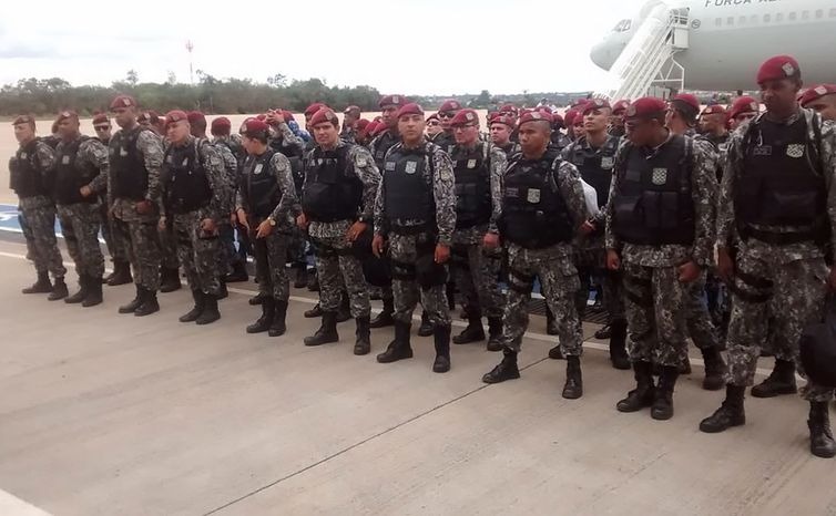 Força Nacional de Segurança Pública - FNSP/MJ/Divulgação