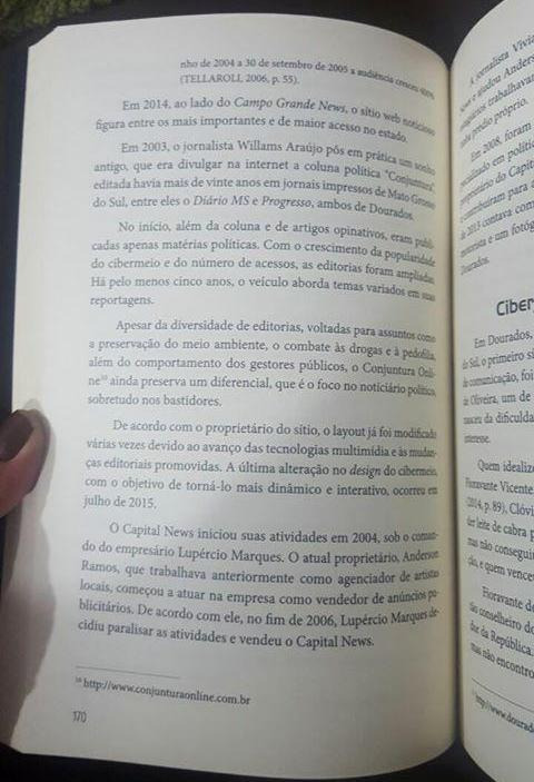 Conjuntura Online é destaque no livro “Performance em Ciberjornalismo”