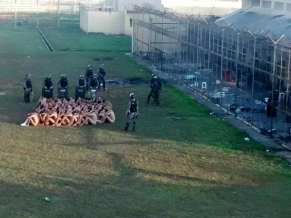 PCC domina 40% da massa carcerária de MS, mas vê oposição crescer Rebelião ocorrida no mês de agosto, em Naviraí, onde maioria dos presos faz oposição ao PCC. (Foto: Divulgação)