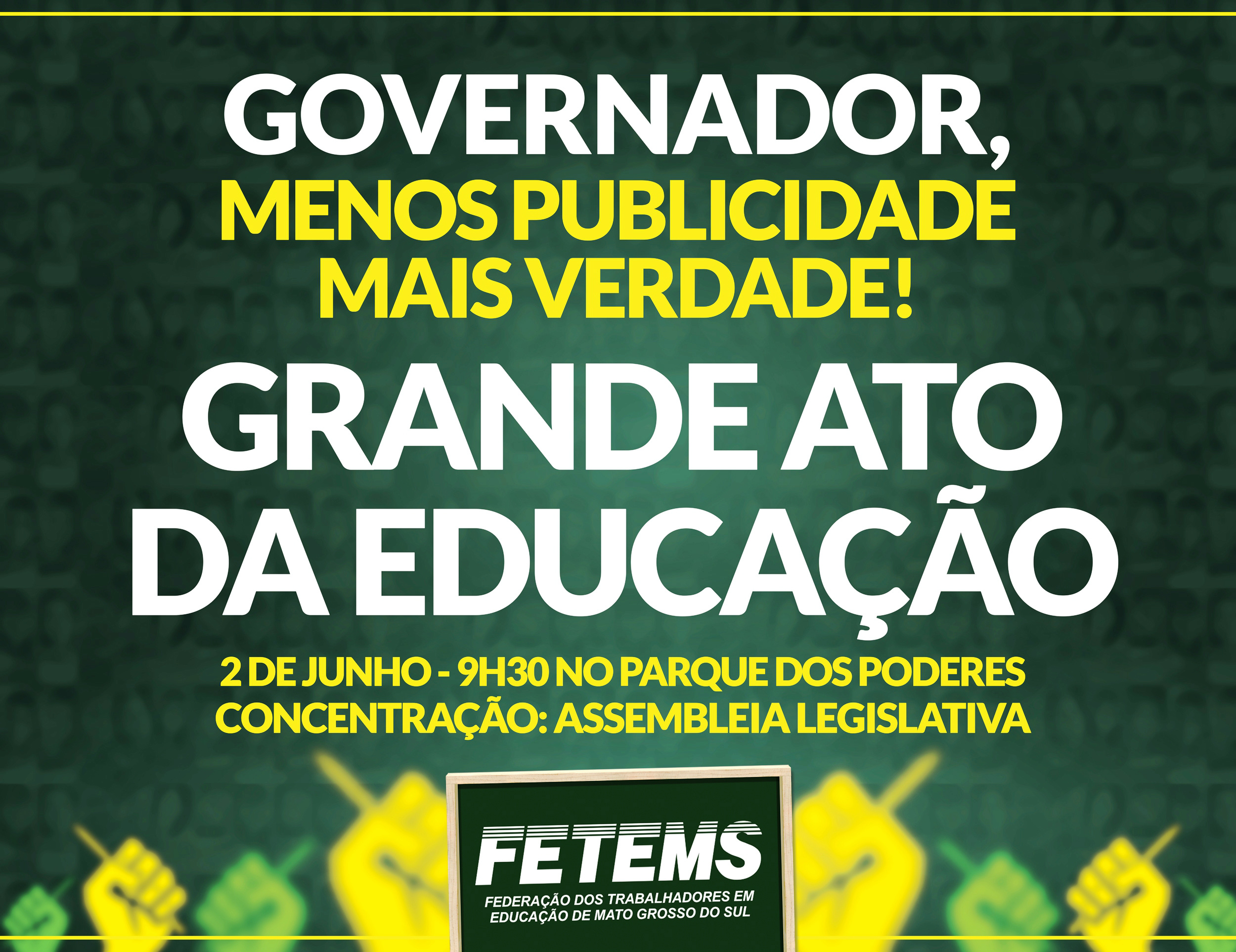 Após ação do Governo, greve da educação de MS chega a 80%