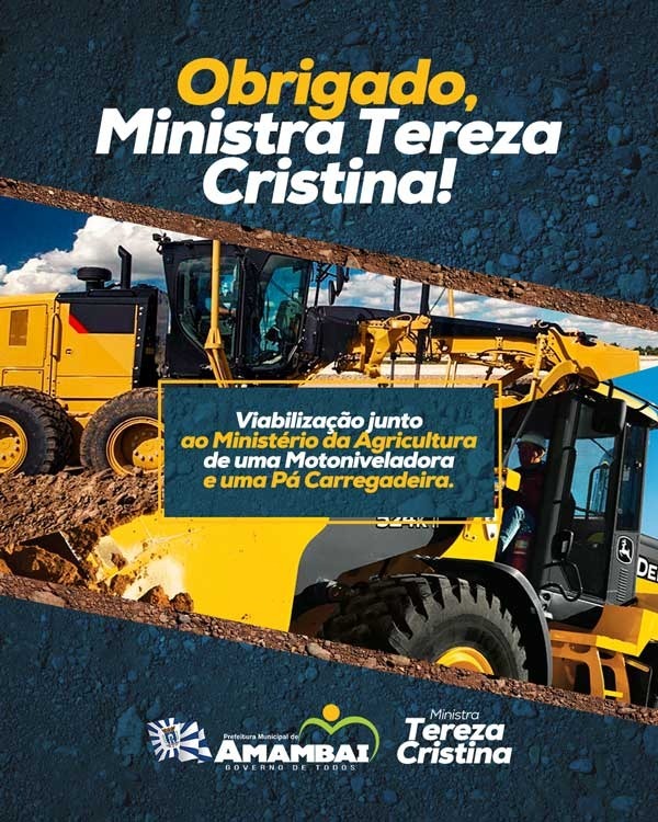 Tereza Cristina conquista mais uma patrulha mecanizada para Amambai Foto: Decom