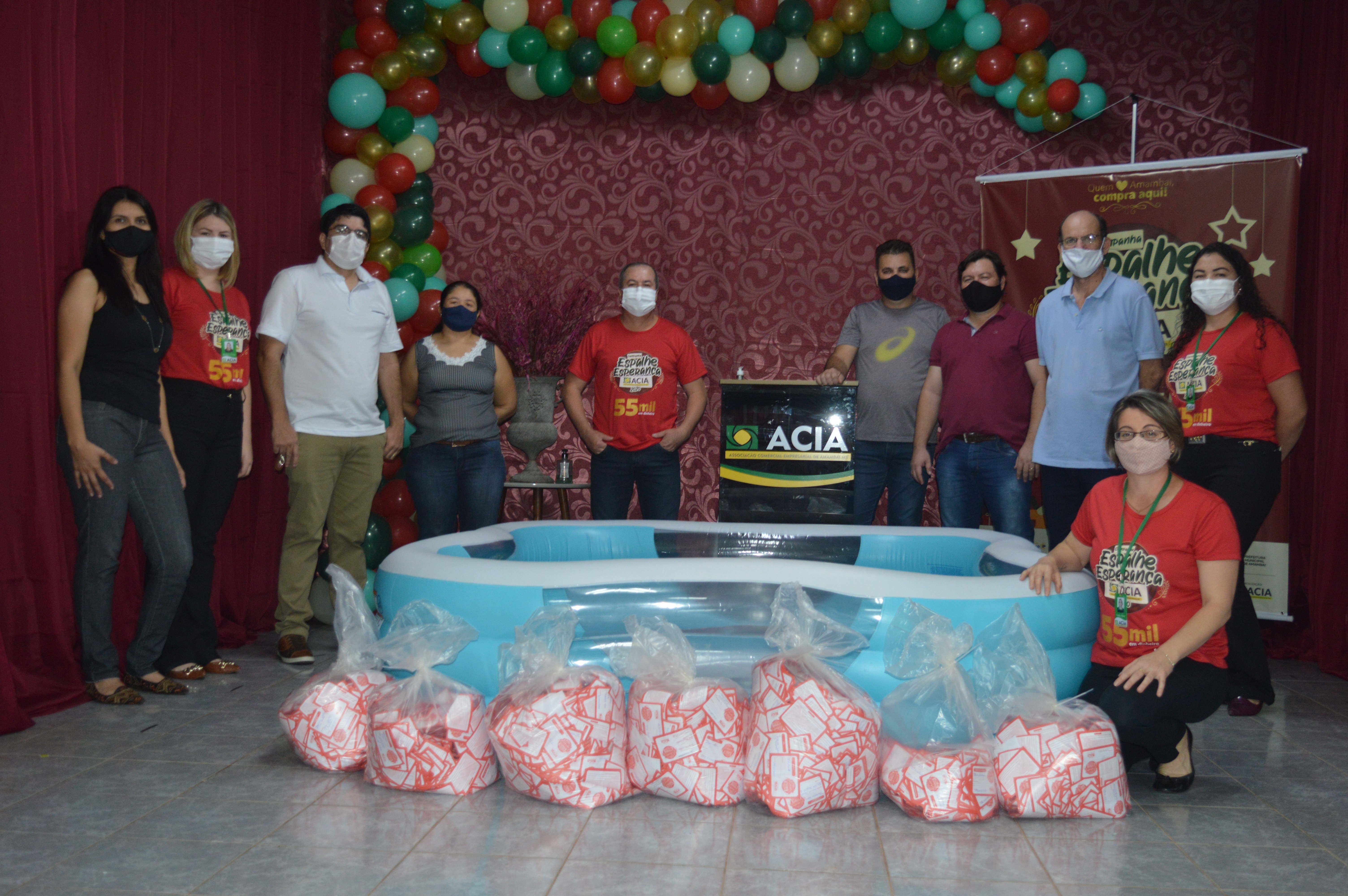 Acia realiza segundo sorteio da Campanha Espalhe Esperança neste sábado (16) Primeiro sorteio da campanha Espalhe Esperança da Acia, realizado no dia 17 de outubro de 2020. /Foto: Moreira Produções