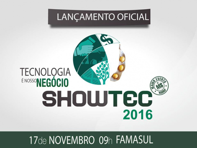 ​Lançamento do Showtec 2016 será realizado nesta terça-feira (17)​