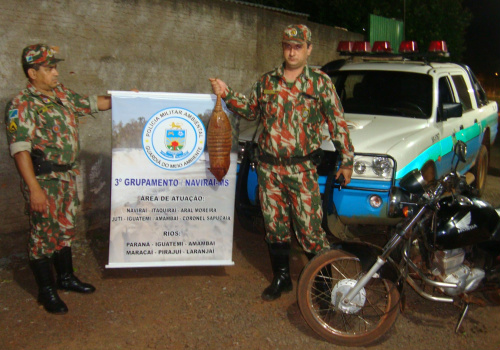 PMA prende caçador de tatu em Naviraí