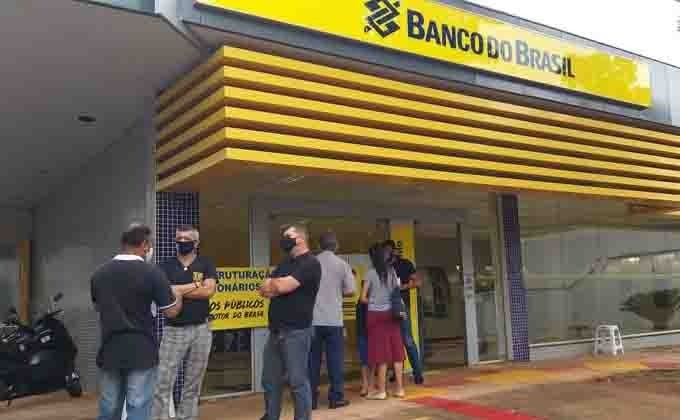 Reorganização do Banco do Brasil irá afetar 11 agências em MS Agência do Banco do Brasil do Parque dos Poderes poderá ser transformada em posto de atendimento. (Foto: Divulgação)
