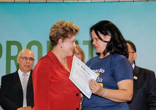 Formandos do Pronatec são exemplo para todo o Brasil, afirma Dilma Presidenta durante cerimônia de formatura do Pronatec, em São Paulo (SP)