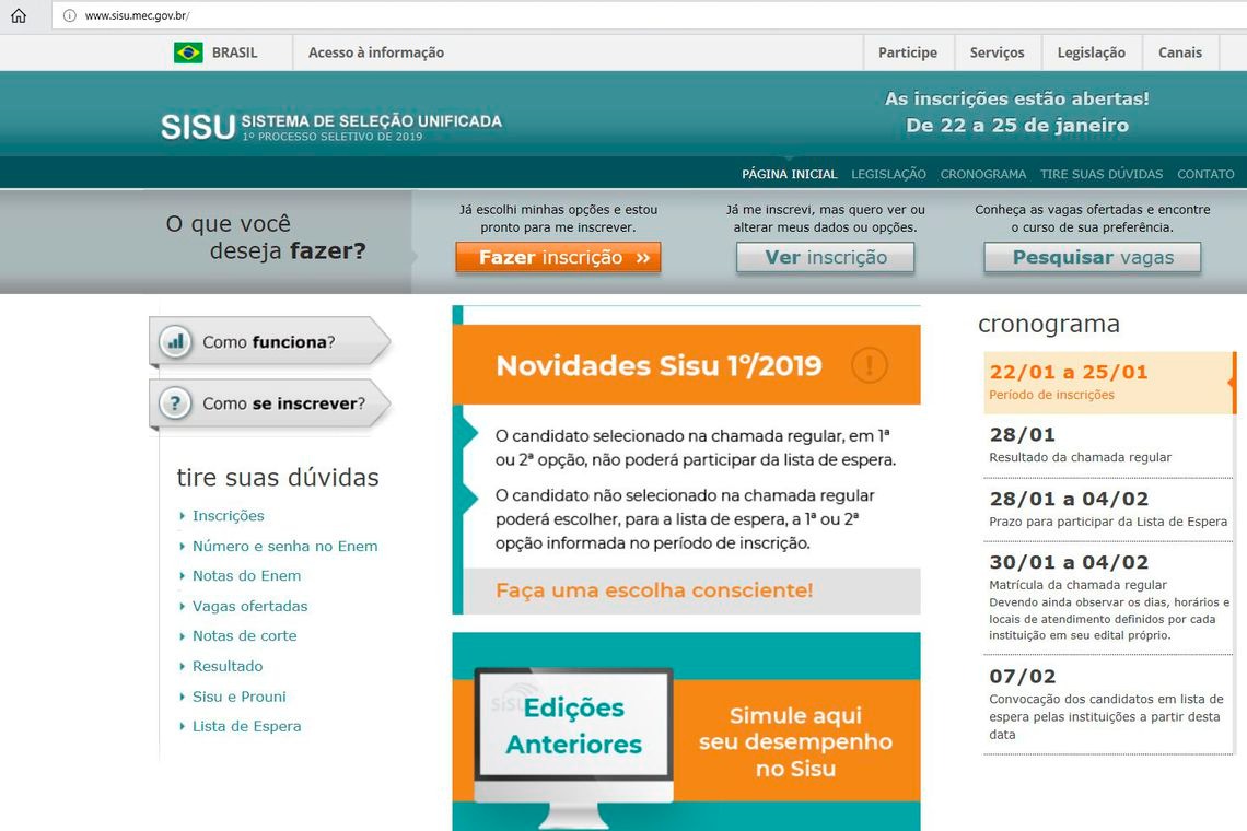 Sisu chega a ter 500 mil acessos simultâneos
