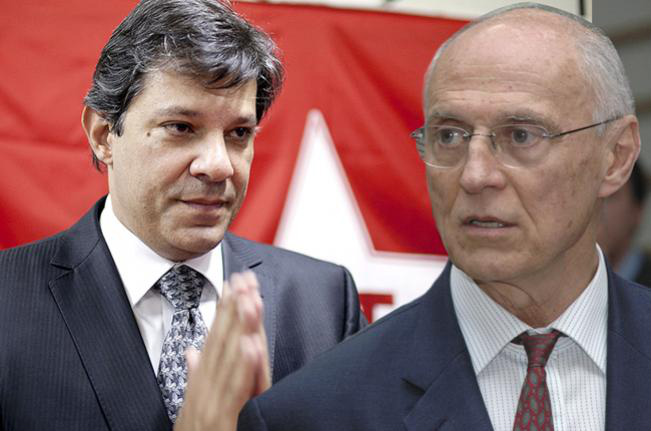 Suplicy, o primeiro a aderir a Haddad Suplicy, o primeiro a aderir a Haddad