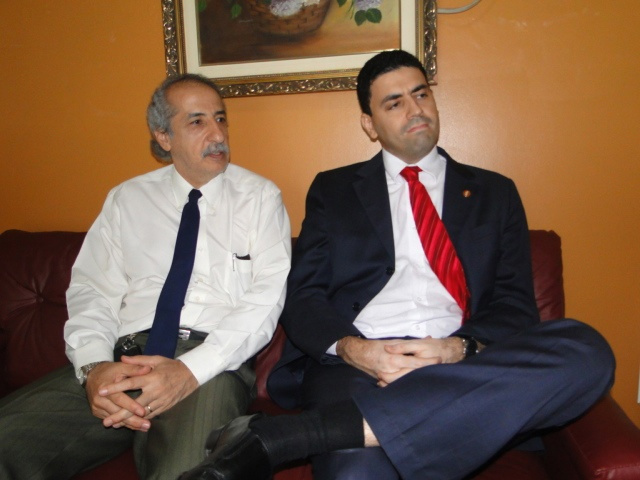 OAB encampa a quebra de sigilo da AL Advogado Afeife Hajj e presidente da OAB Leonardo Duarte, em O PROGRESSO. FOTO - Hedio Fazan