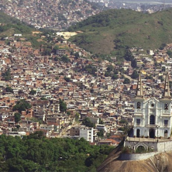 Favela de Antares. na cidade do Rio de janeiro