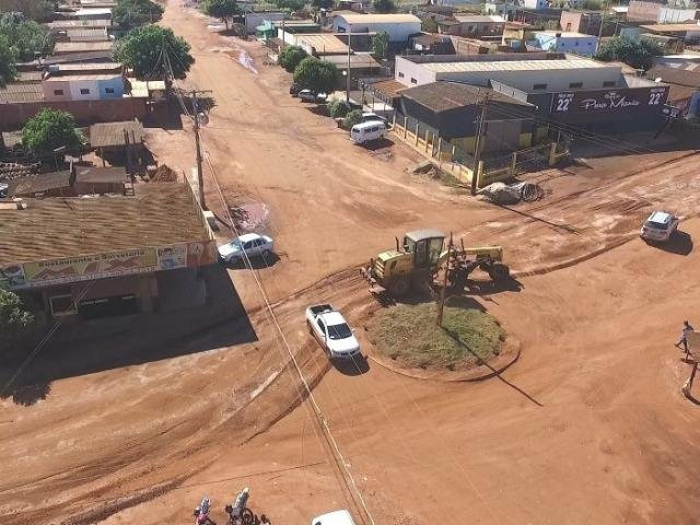 Nova Itamarati mostra estrutura e quer ser o 80º município de MS Com emancipação, população espera que serviços como pavimentação asfáltica sejam realidade. (Foto: PMPP/Divulgação)