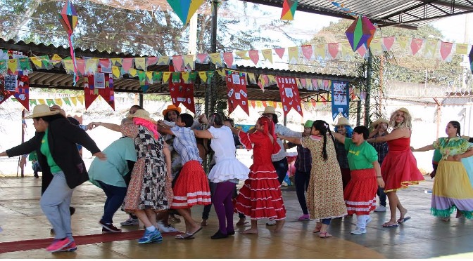 Festas caipiras também proporcionaram interação e harmonia em presídios do MS Foto: Divulgação