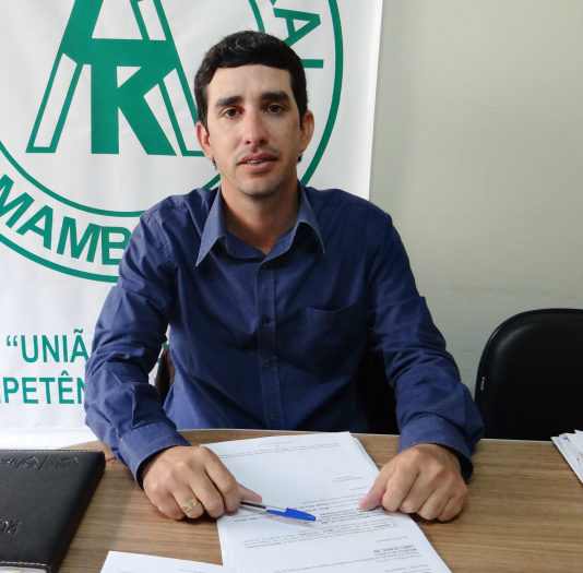 Sindicato Rural de Amambai empossa nova diretoria na sexta-feira (20) O presidente eleito, Ronan Nunes da Silva / Foto: Moreira Produções