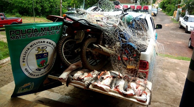 PMA autua 56 pessoas e apreende 1.900 kg de pescado na operação Piracema