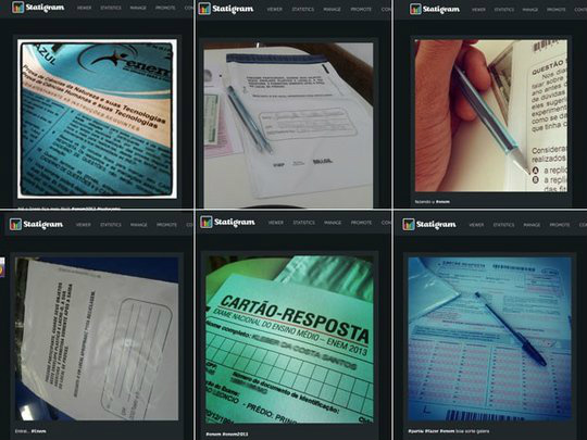 Inep investiga fotos do Enem postadas nas redes sociais
