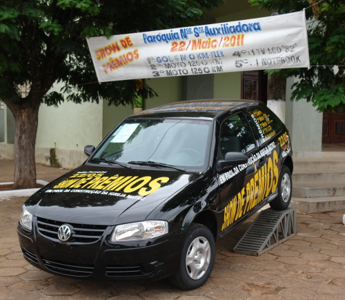 Agenda de eventos para Amambai e região Gol 0km, primeiro prêmio do show de prêmios da Paróquia Nossa Senhora Auxiliadora.