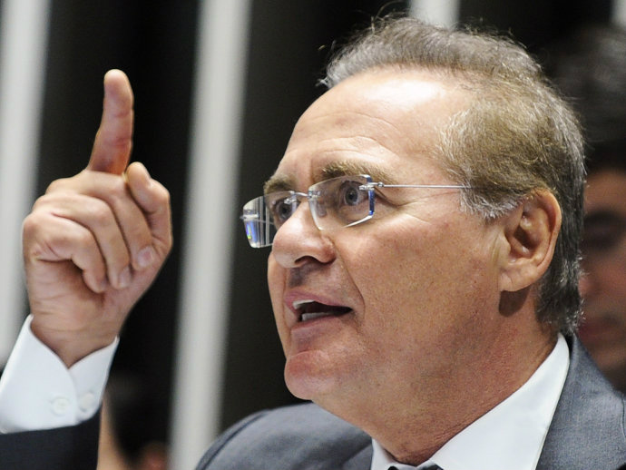 Renan critica a redução de prazos de processo contra Dilma Rousseff Renan Calheiros (PMDB-AL)