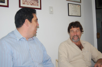 PMDB de Amambai organiza hoje o seminário “A Fronteira que Queremos” E/D- Odil Puques e Josué Carlos de Barros