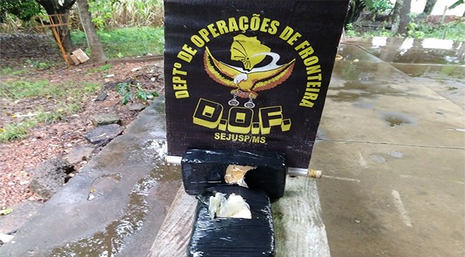 Droga apreendida durante a Operação