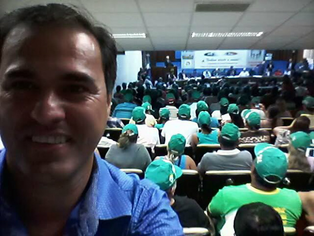 Vereador Geverson Vicentim participa de audiência sobre a Reforma da Previdência Vereador Geverson acompanhou os debates realizados na Assembleia Legislativa / Foto: WhatsApp