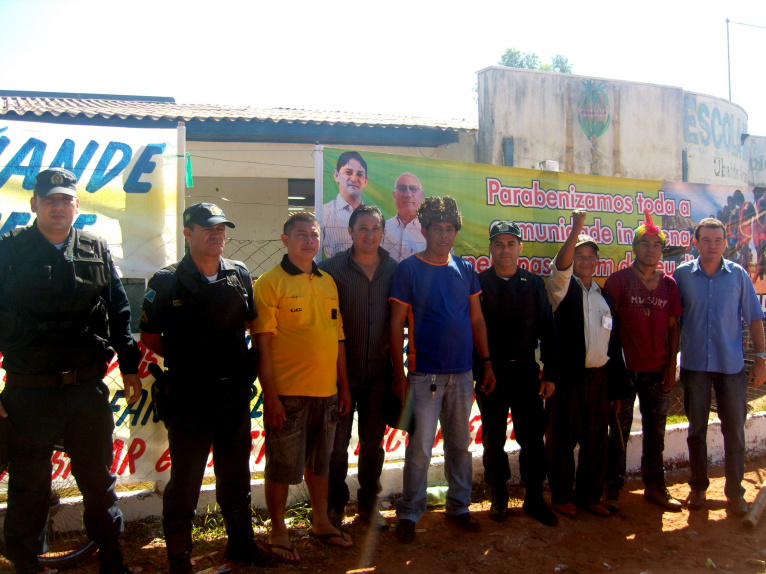 Polícia Militar participa de evento alusivo ao Dia do Índio em Tacuru