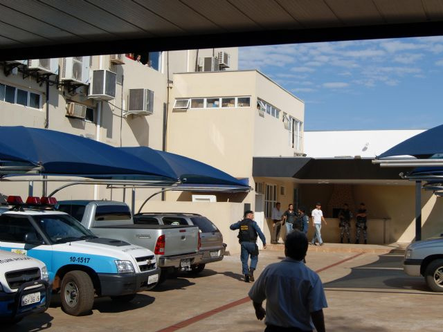 Nova operação policial leva presos na Uragano de volta à prisão Momento em que a Polícia estava na Câmara - Foto: André Bento