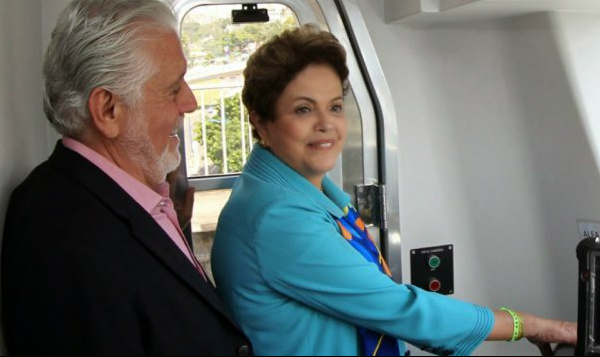 Dilma promete "trecho 3" do metrô de Salvador
