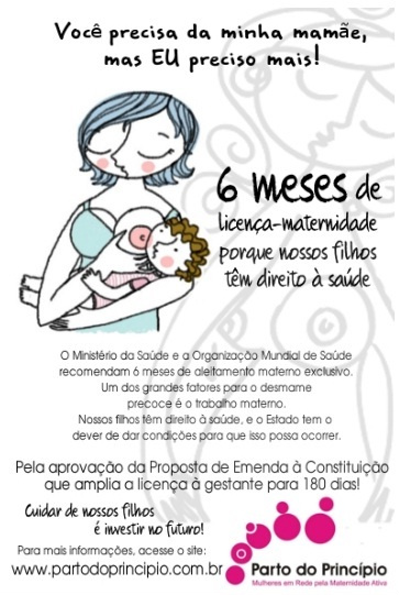 Movimento de Mulheres reivindica licença maternidade de seis meses Movimento de Mulheres reivindica licença maternidade de seis meses