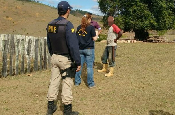 Cinco pessoas libertadas em condições análogas à de escravo