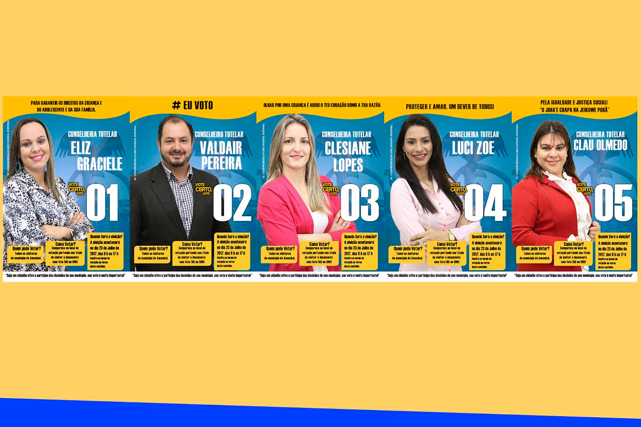 Cinco candidatos (as) concorrem o pleito Foto: Decom