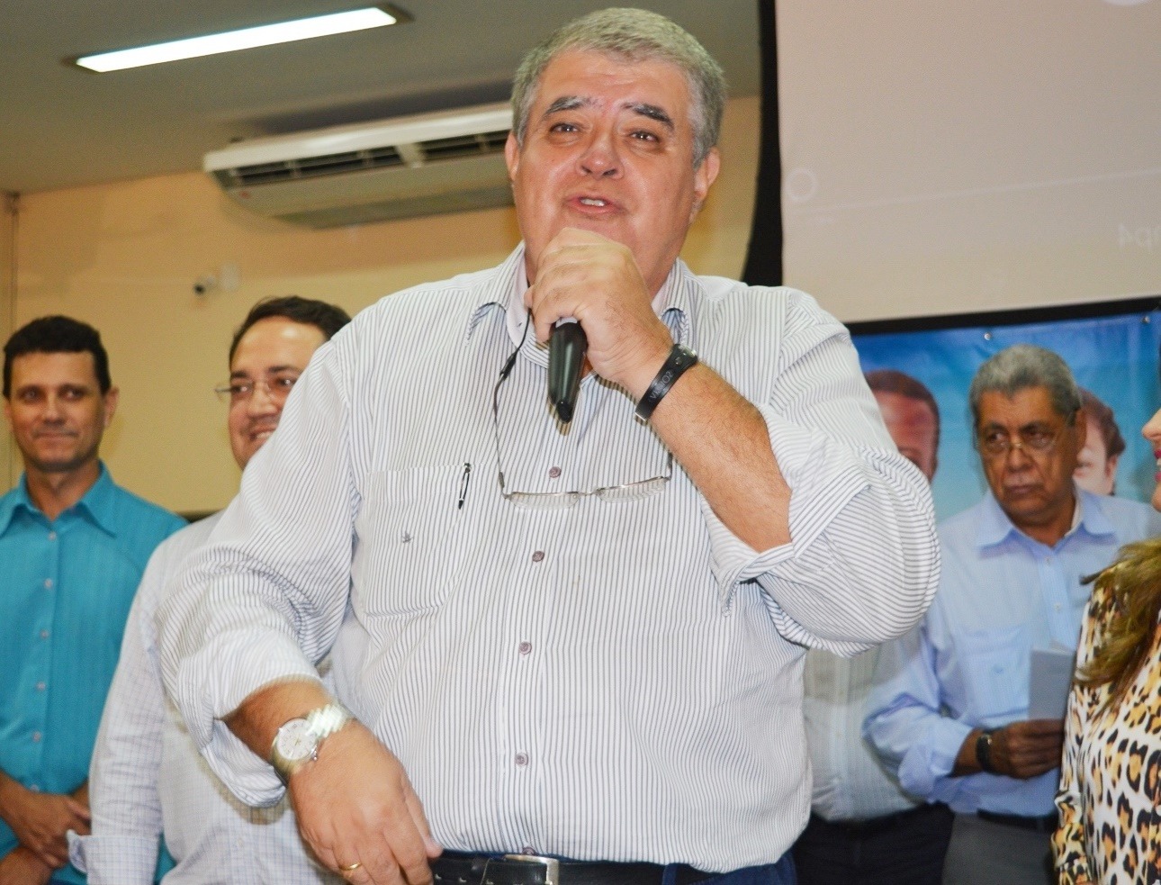 MDB de Puccinelli e Marun reúne lideranças, em Amambai O ministro da Secretaria de Governo, Carlos Marun / Foto: Moreira Produções