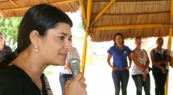 Vice-governadora e secretária da Sedhast, Rose ModestoFoto: Divulgação