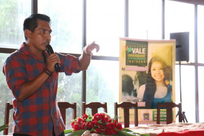 O estudante e líder indígena, Sérgio Reginaldo / Foto: Divulgação