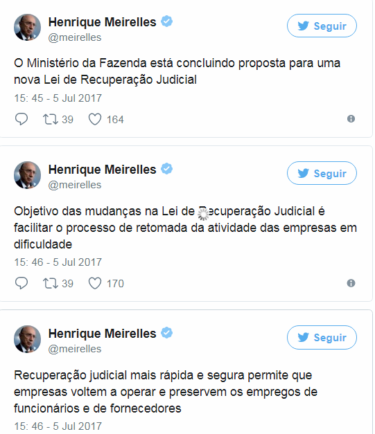 Governo trabalha em nova lei para recuperação judicial Foto: Divulgação