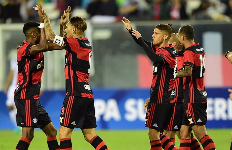 Flamengo goleia Palestino em Santiago pela Copa Sul-Americana