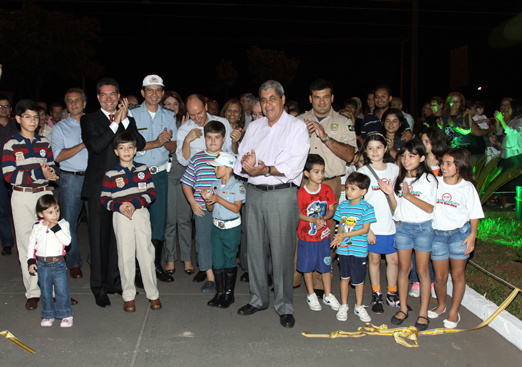 André inaugura cidade que educa crianças para um trânsito mais seguro André inaugura cidade que educa crianças para um trânsito mais seguro