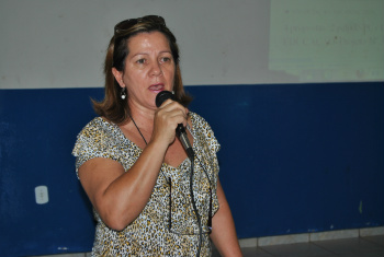 Presidente do Simted, professora Olga TobiasFoto: Moreira Produções