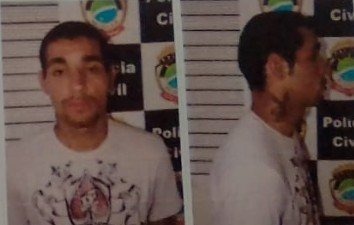 Ficha criminal da vítima em uma das ocasiões em que foi preso. (Foto: Direto das Ruas)