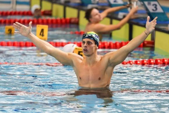 Brasileiros conquistam cinco medalhas em Surdolimpíada na Turquia Guilherme Maia ganhou a medalha inédita de ouro, na prova de 200 metros livresCristiano Carvalho/CBDS