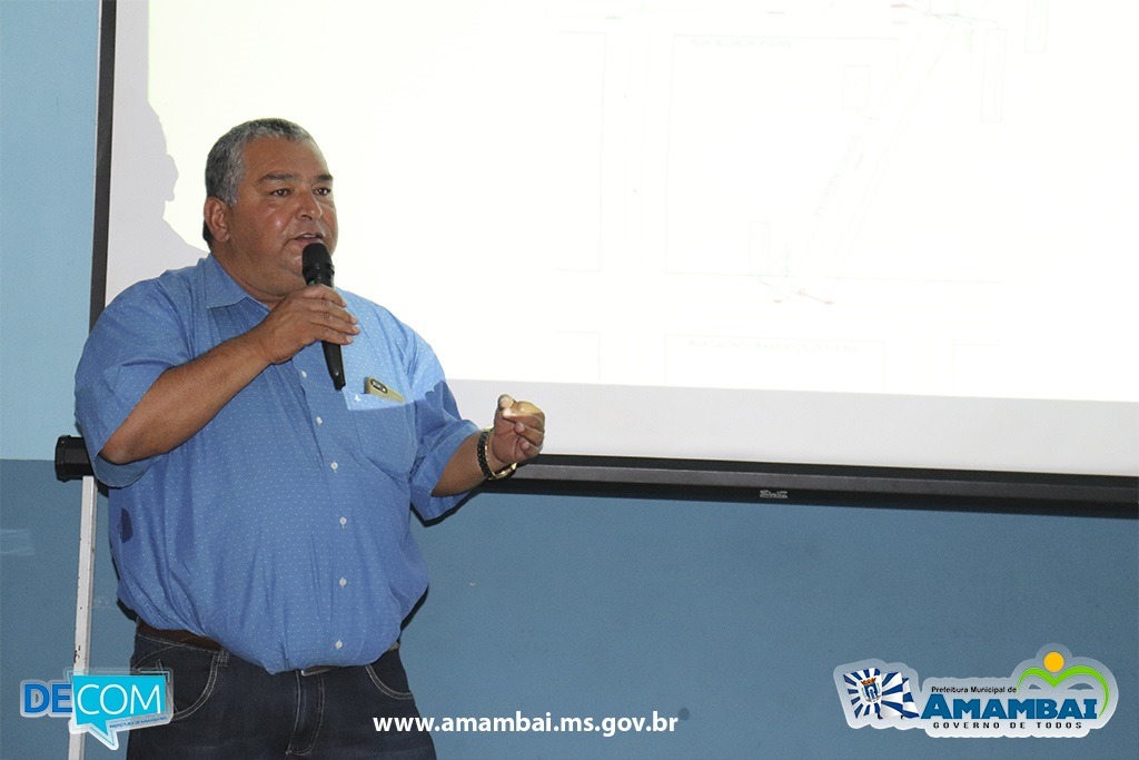 Vice-prefeito de Amambai, Valter Brito / Foto: Decom