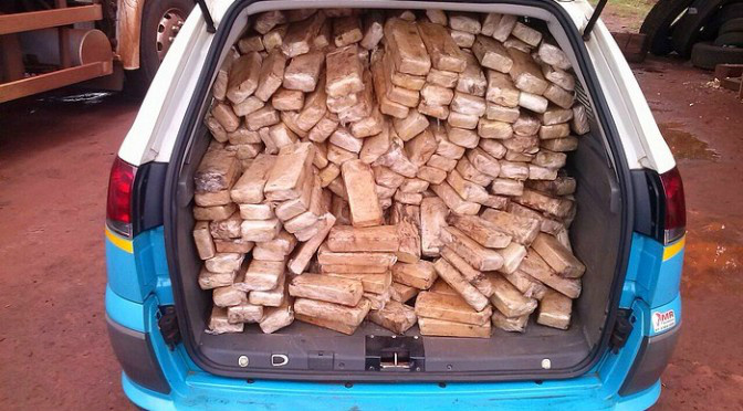 Em duas abordagens Policia Militar Rodoviária apreende meia tonelada de maconha