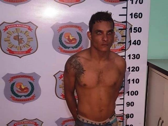 Polícia recaptura bandido que usou as redes sociais para comemorar fuga O brasileiro Mauro Vieira foi recapturado ontem em Pedro Juan Caballero (Foto: Porã News)
