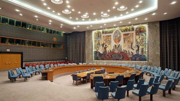 Sala do Conselho de Segurança da ONU, Nova York (Richard Drew/AP) 